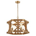 ELK Home - 33323/4 - Four Light Chandelier - Structure - Satin Brass