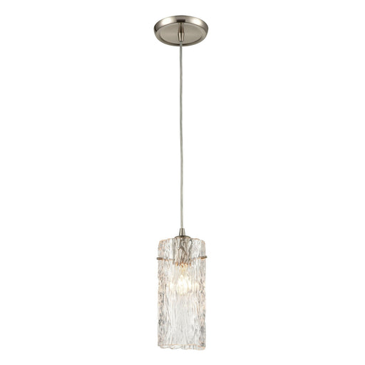 ELK Home - 60225/1 - One Light Mini Pendant - Roubaix - Satin Nickel