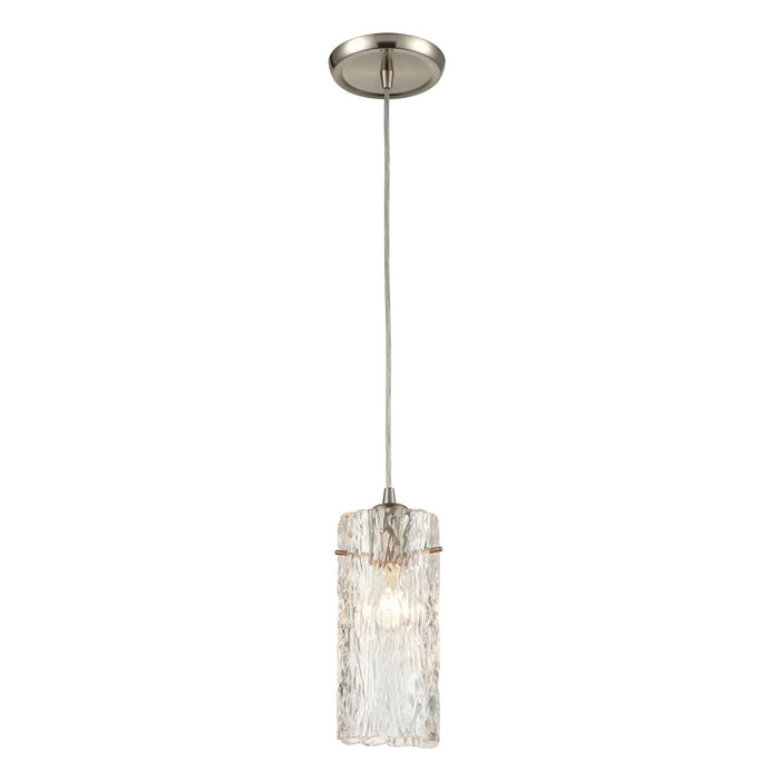 ELK Home - 60225/1 - One Light Mini Pendant - Roubaix - Satin Nickel