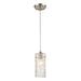 ELK Home - 60225/1 - One Light Mini Pendant - Roubaix - Satin Nickel