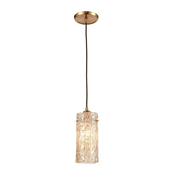 ELK Home - 60235/1 - One Light Mini Pendant - Roubaix - Satin Brass