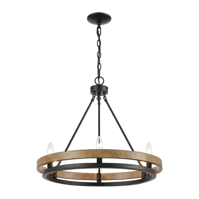 ELK Home - 75056/6 - Six Light Chandelier - Ramsey - Matte Black