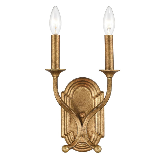 ELK Home - 75121/2 - Two Light Wall Sconce - Wembley - Antique Gold
