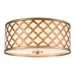 ELK Home - 75134/2 - Two Light Flush Mount - Arabesque - Bronzed Gold