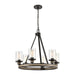 ELK Home - 89159/6 - Six Light Chandelier - Beaufort - Anvil Iron