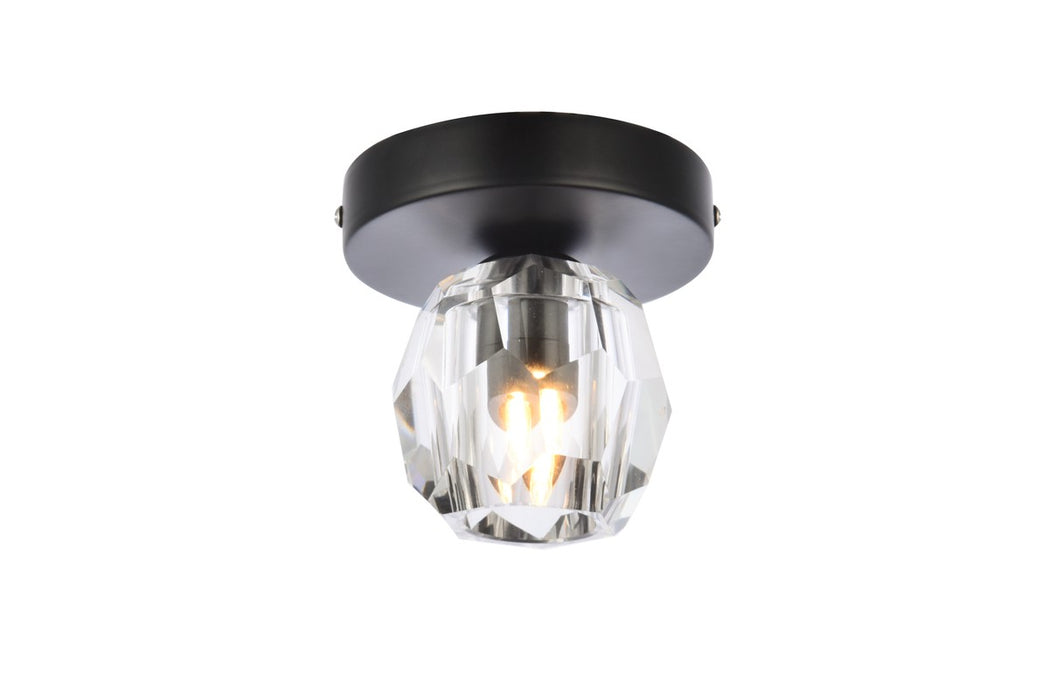 Elegant Lighting - 3505F5BK - LED Flush Mount - Eren - Black