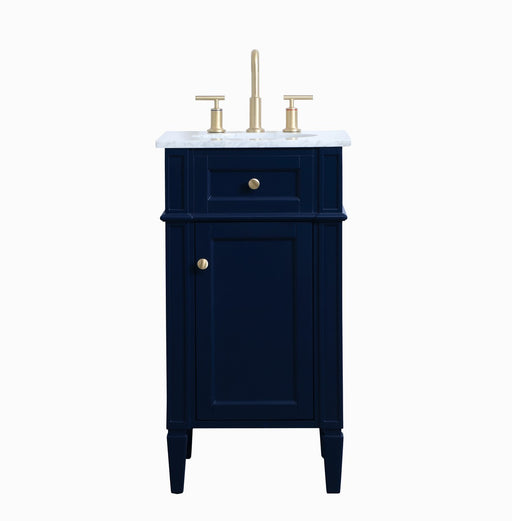 Elegant Lighting - VF12518BL - Single Bathroom Vanity - Park Avenue - Blue