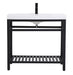 Elegant Lighting - VF14036BK - Single Bathroom Vanity - Raya - Black