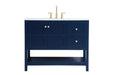 Elegant Lighting - VF16442BL - Single Bathroom Vanity - Theo - Blue