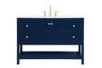 Elegant Lighting - VF16448BL - Single Bathroom Vanity - Theo - Blue