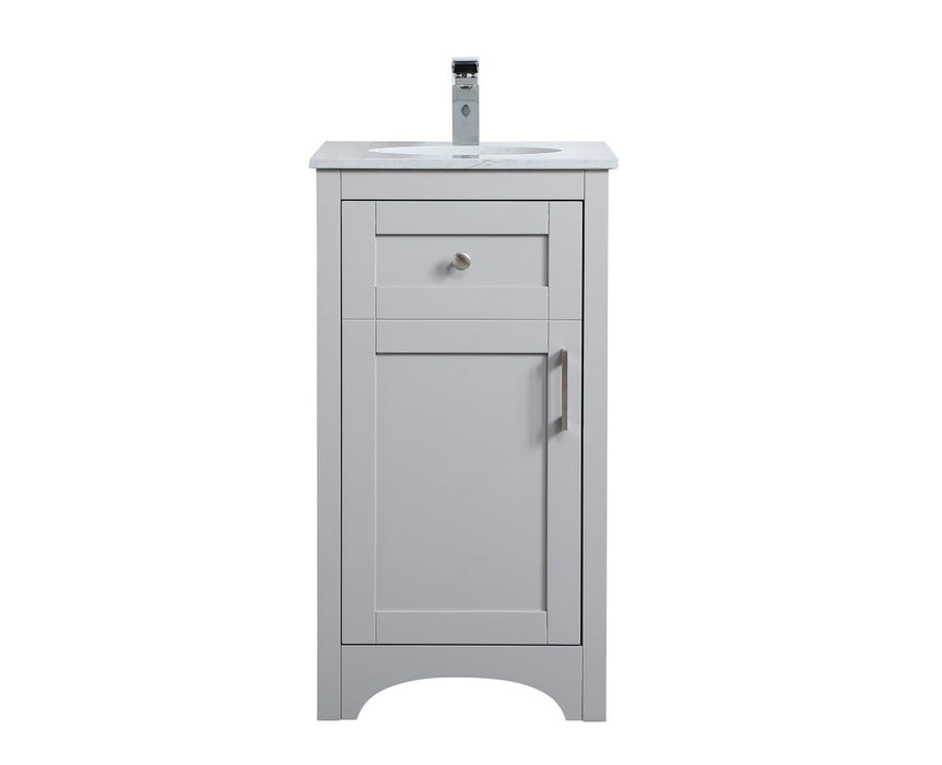 Elegant Lighting - VF17018GR - Single Bathroom Vanity - moore - Grey