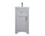 Elegant Lighting - VF17018GR - Single Bathroom Vanity - moore - Grey