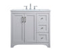 Elegant Lighting - VF17036GR - Single Bathroom Vanity - moore - Grey