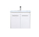 Elegant Lighting - VF44024WH - Single Bathroom Floating Vanity - Rasina - White