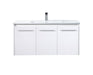 Elegant Lighting - VF44040WH - Single Bathroom Floating Vanity - Rasina - White