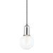 Mitzi - H419701-PN - One Light Pendant - Bryce - Polished Nickel