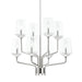Mitzi - H420808-PN - Eight Light Chandelier - Kayla - Polished Nickel