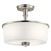 Kichler - 43926NIL18 - LED Semi Flush Mount - Joelson - Brushed Nickel