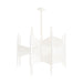 Arteriors - 84061 - 24 Light Chandelier - Deskins - White Gesso