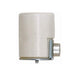 Satco - 80-1083 - Porcelain Socket With Side Outlet And Bushing - Glazed
