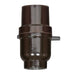 Satco - 80-1110 - Push Thru Socket - Black