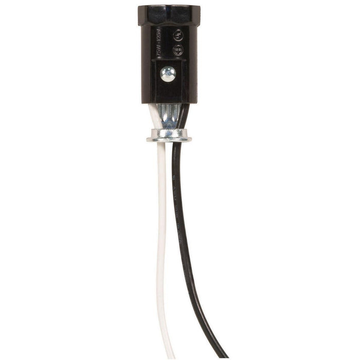 Satco - 80-1145 - Phenolic Candelabra Sockets With Leads - Not Specified