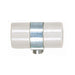 Satco - 80-1226 - Twin Porcelain Socket With Flange Bushing Cap - Glazed White