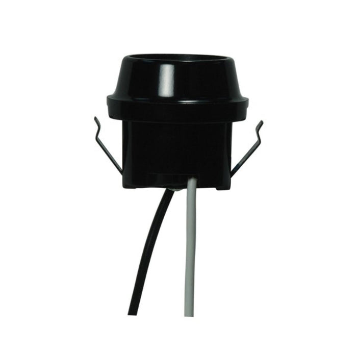 Satco - 80-1766 - Snap-In Double With Flange Rim - Black