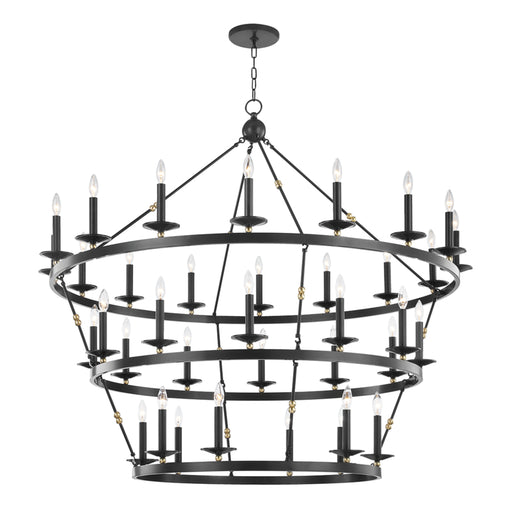 Hudson Valley - 3258-AOB - 36 Light Chandelier - Allendale - Aged Old Bronze