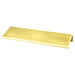 Bravo 112mm CC Satin Gold Edge Pull