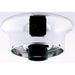Satco - 90-121 - Wired Holder With Convenience Outlet - Chrome
