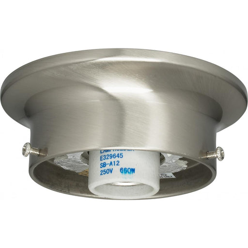 Satco - 90-1435 - Wired Holder - Brushed Nickel