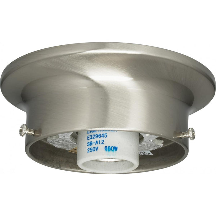 Satco - 90-1435 - Wired Holder - Brushed Nickel