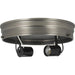 Satco - 90-1439 - Two Light Ceiling Pan - Brushed Nickel