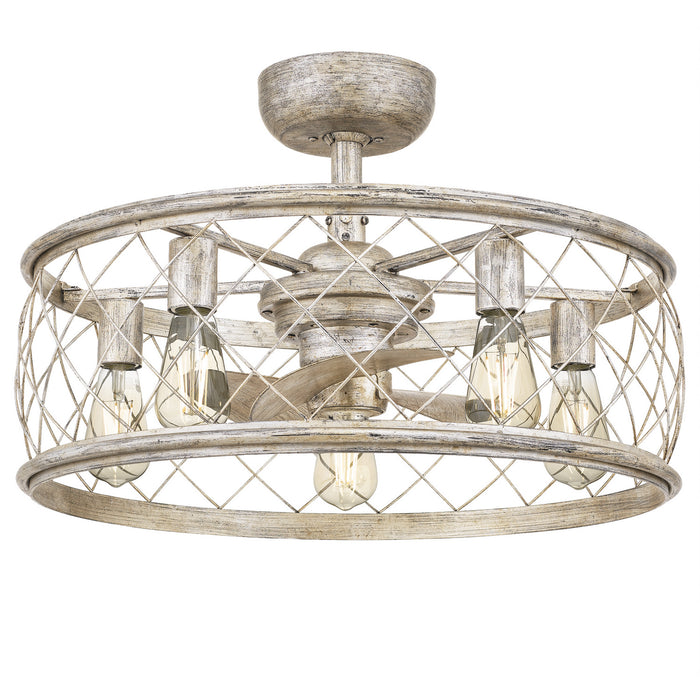 Quoizel - RDY3122CS - Five Light Fandelier - Dury - Century Silver Leaf