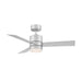Modern Forms Fans - FR-W1803-44L-27-TT - 44"Ceiling Fan - Axis - Titanium Silver