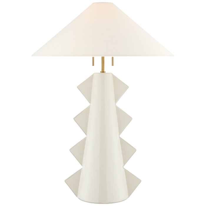 Visual Comfort Signature - KW 3681IVO-L - Two Light Table Lamp - Senso - Ivory