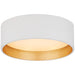 Visual Comfort Signature - S 4040WHT - LED Flush Mount - Shaw - Matte White