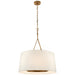 Visual Comfort Signature - S 5401GI-L - Six Light Pendant - Dauphine - Gilded Iron