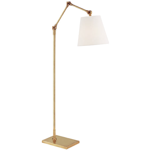 Visual Comfort Signature - SK 1115HAB-L - One Light Floor Lamp - Graves - Hand-Rubbed Antique Brass