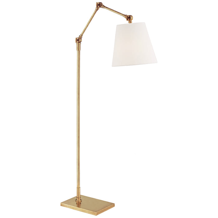 Visual Comfort Signature - SK 1115HAB-L - One Light Floor Lamp - Graves - Hand-Rubbed Antique Brass