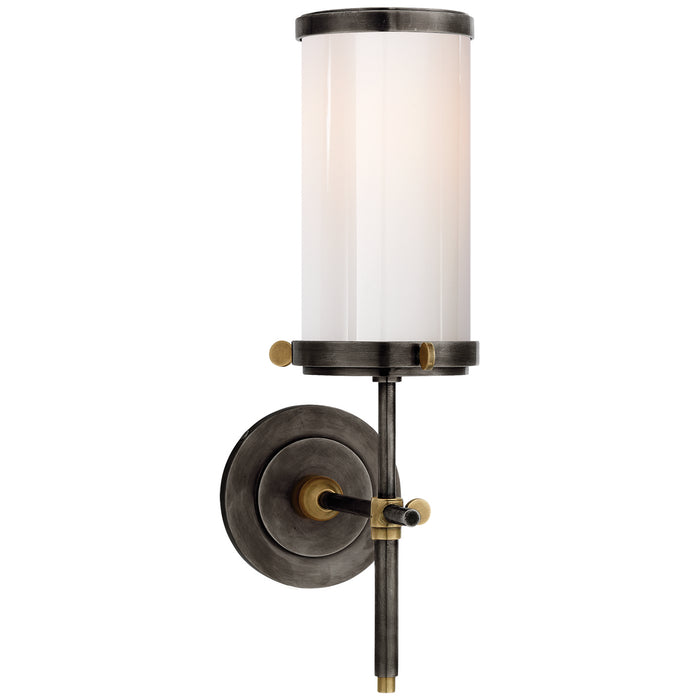 Visual Comfort Signature - TOB 2015BZ/HAB-WG - One Light Wall Sconce - Bryant Bath - Bronze and Hand-Rubbed Antique Brass
