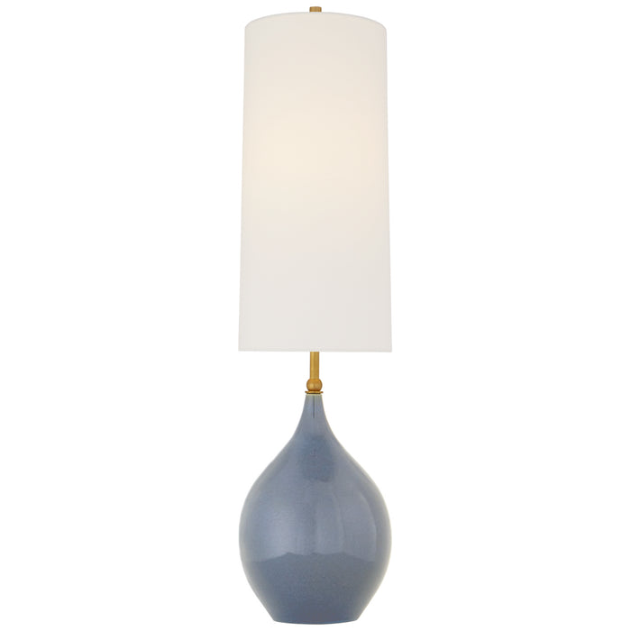 Visual Comfort Signature - TOB 3684PBC-L - One Light Table Lamp - Loren - Polar Blue Crackle