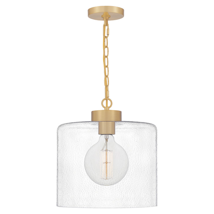 Quoizel - ABR1512AB - One Light Mini Pendant - Abner - Aged Brass