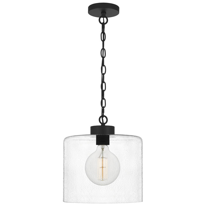 Quoizel - ABR1512MBK - One Light Mini Pendant - Abner - Matte Black