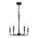 Quoizel - ABR5018MBK - Five Light Chandelier - Abner - Matte Black