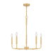 Quoizel - ABR5024AB - Five Light Chandelier - Abner - Aged Brass