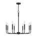 Quoizel - ABR5028MBK - Eight Light Chandelier - Abner - Matte Black