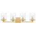 Quoizel - ABR8628AB - Four Light Bath - Abner - Aged Brass