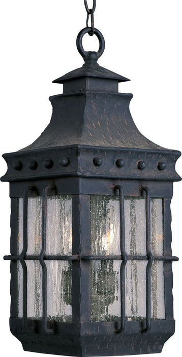 Maxim - 30088CDCF - Three Light Outdoor Hanging Lantern - Nantucket - Country Forge